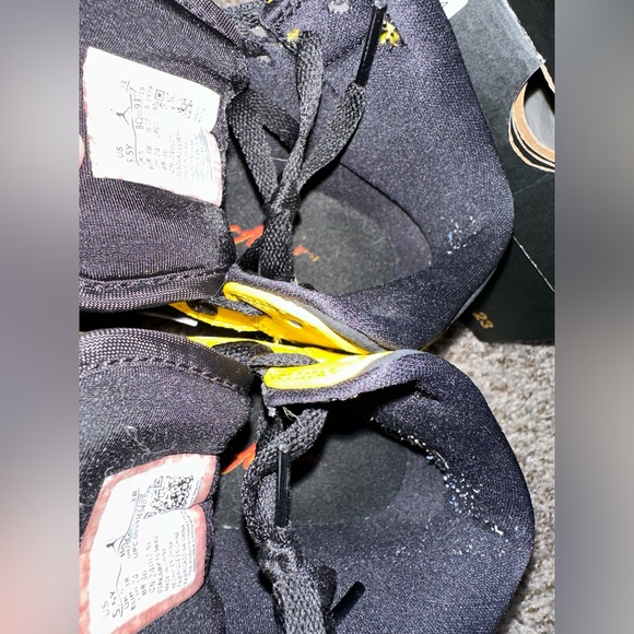 Orange/Yellow Air Jordan 1 Mid - Picture 6 of 9